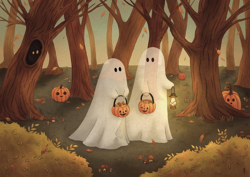 Spooky Postcard